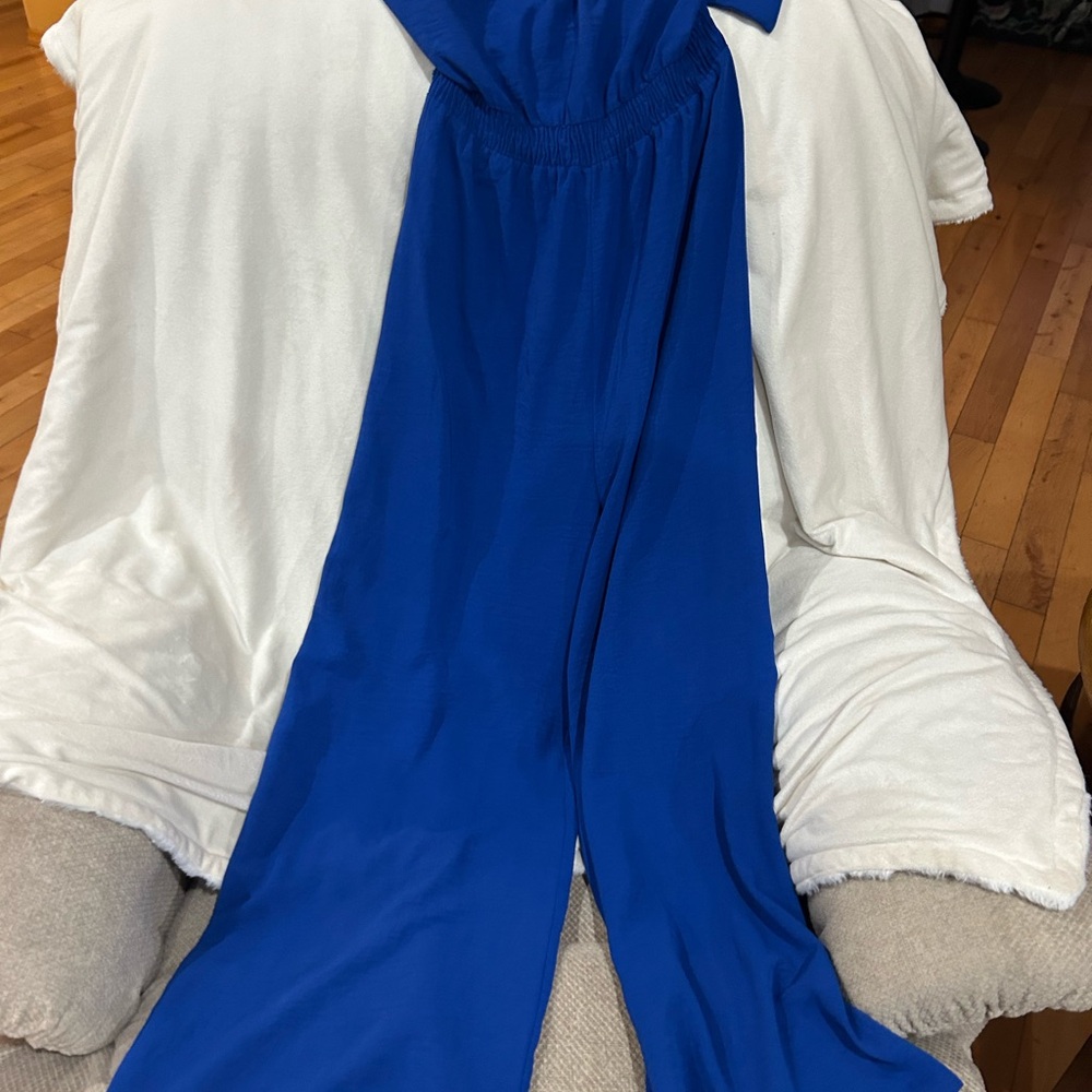 Timing Royal Blue Jumpsuit